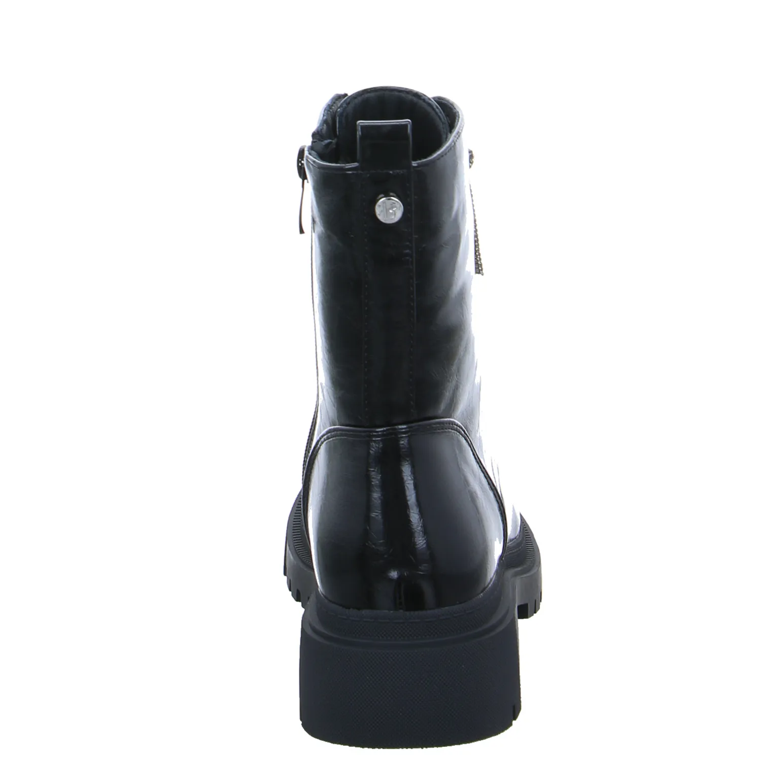 LA STRADA Boot Schwarz Lederimitat