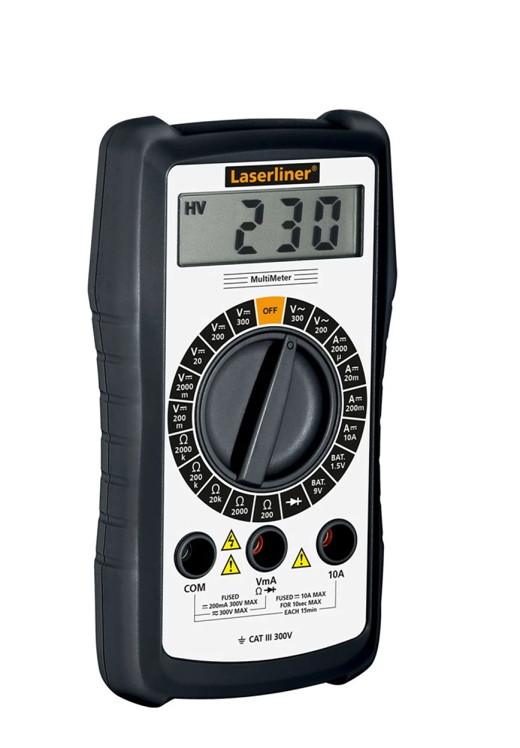 Laserliner MultiMeter - Digitaal - AC/DC 300V & 10A