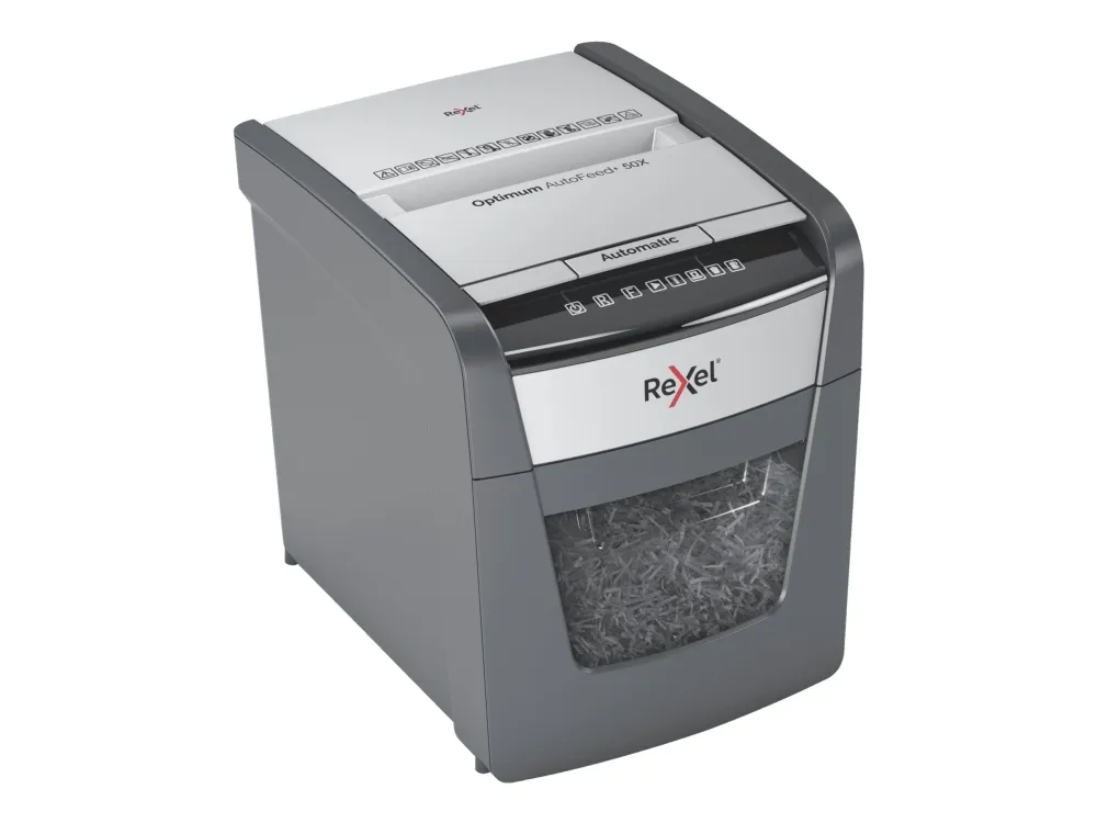 Makulator Rexel Optimum AutoFeed  50X krydsmakulering 4x28 mm (P-4)