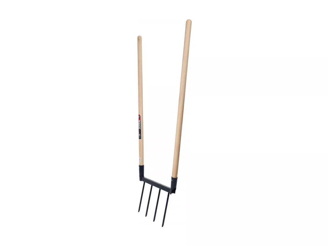 Eco'biofourche 4 dents et manche en bois