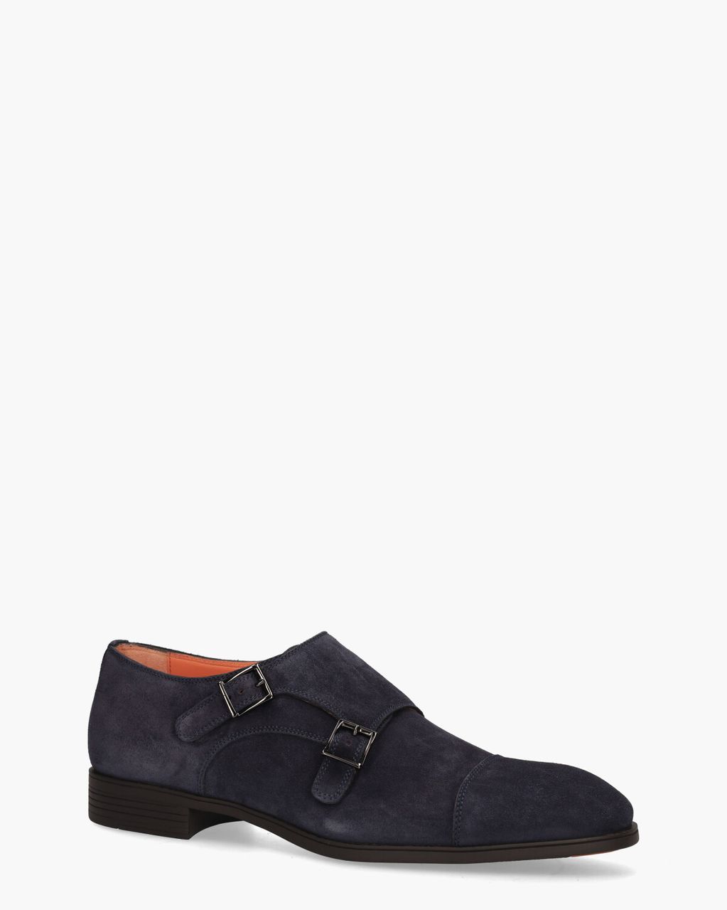 Santoni 14549 Donkerblauw Heren Gespschoenen