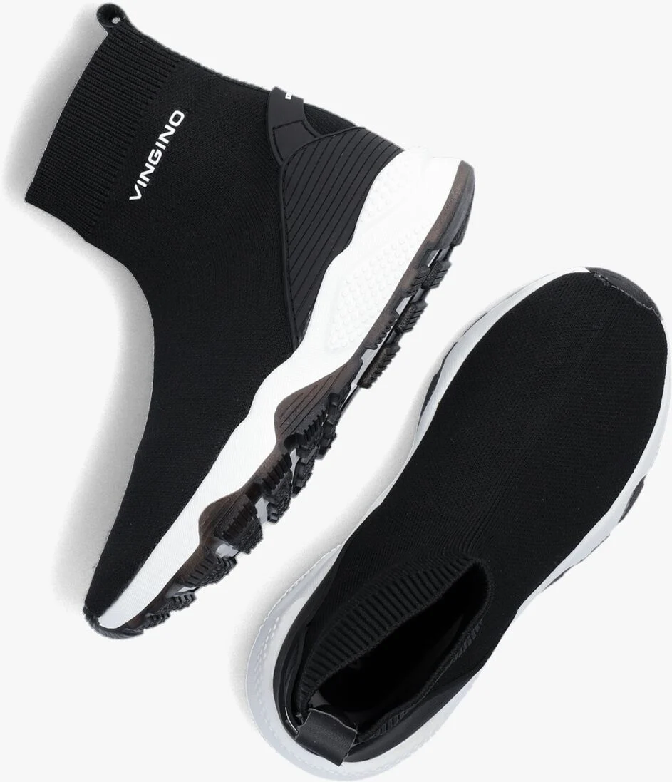 VINGINO zwarte vingino hoge sneaker gino