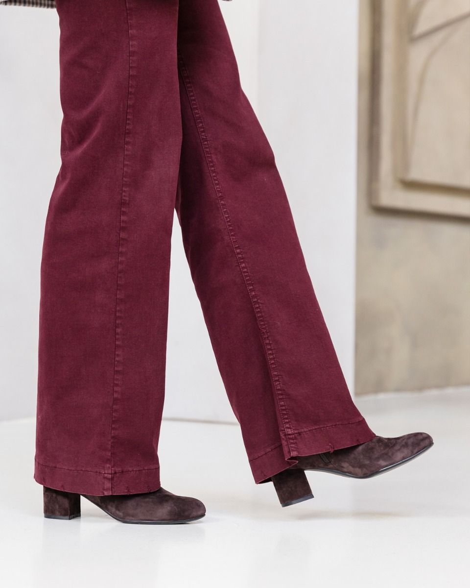Di Lauro Cosma Donkerbruin Dames Enkelboots