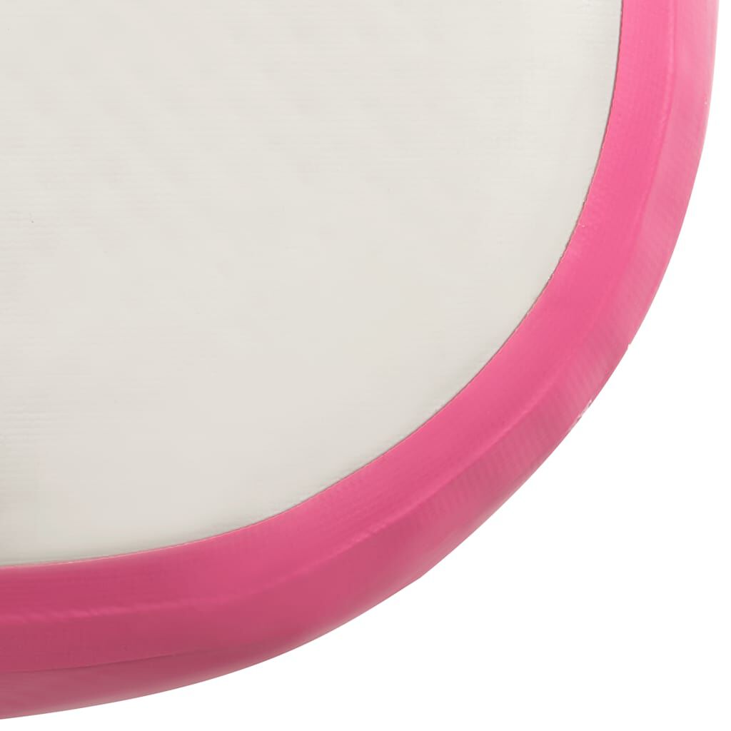 vidaXL Gymnastiekmat met pomp, 60x100x10 cm, PVC, roze