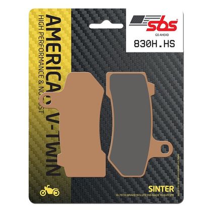 Plaquettes de freins SBS 830H.LS Sinter Métal Fritté Arrière