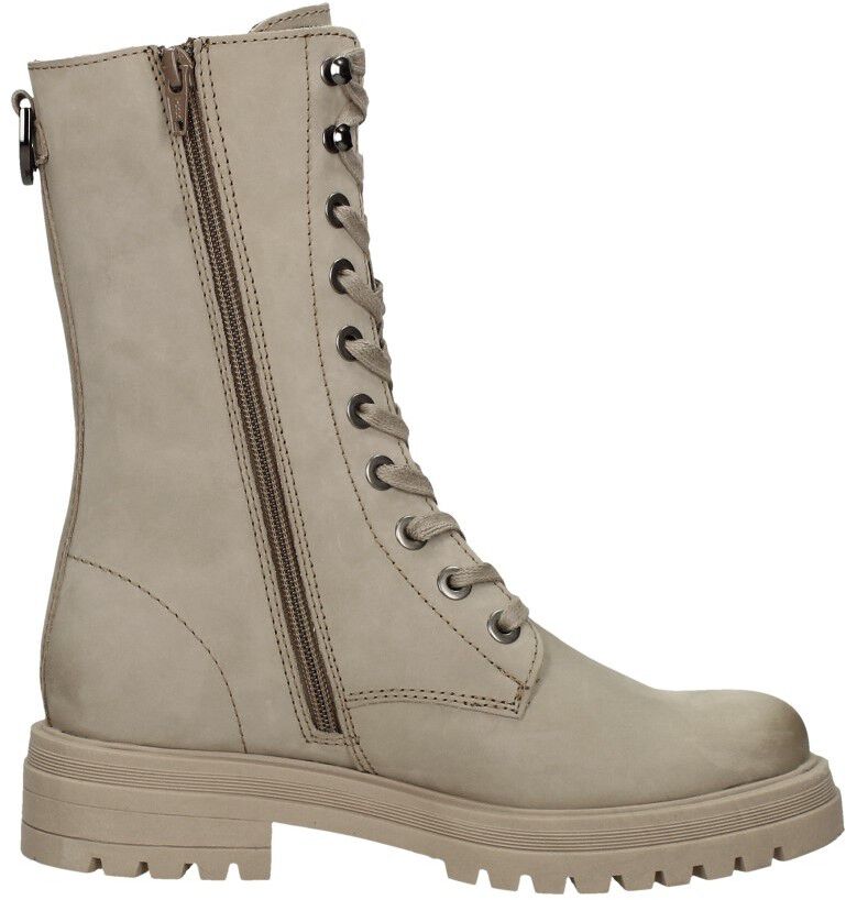 Sub55 Veterschoenen Hoog taupe