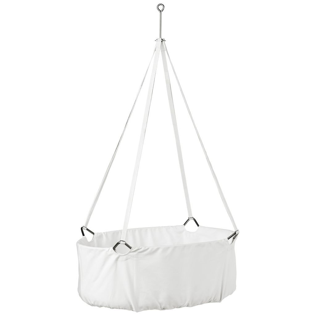 LeanderLeander   Classic Wiege mit Matratze weiss