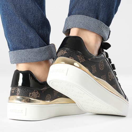 Baskets Femme FL8BNYFAL12 Brown Cream