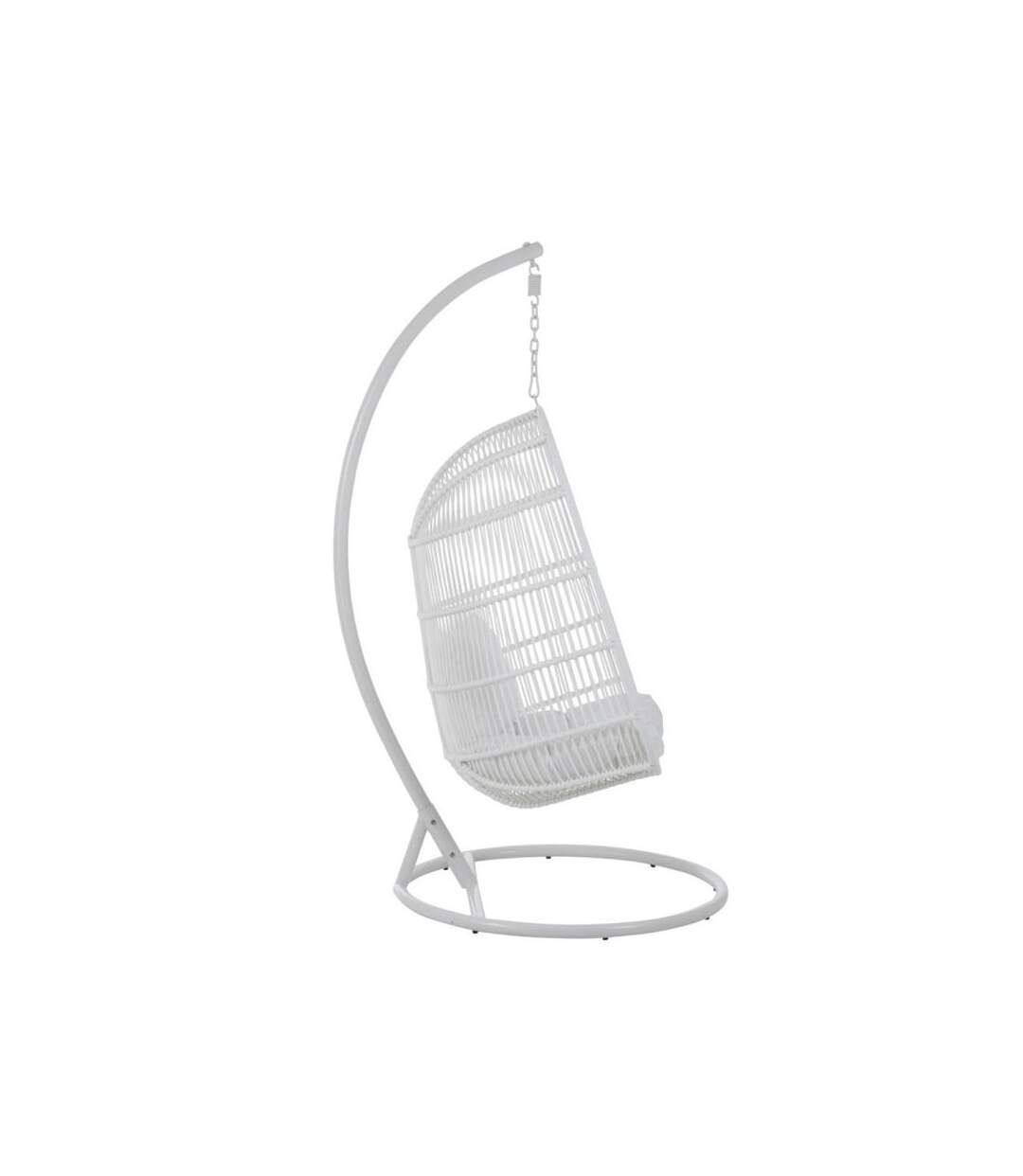 Paris Prix - Fauteuil Suspendu Ovale aciera 193cm Blanc