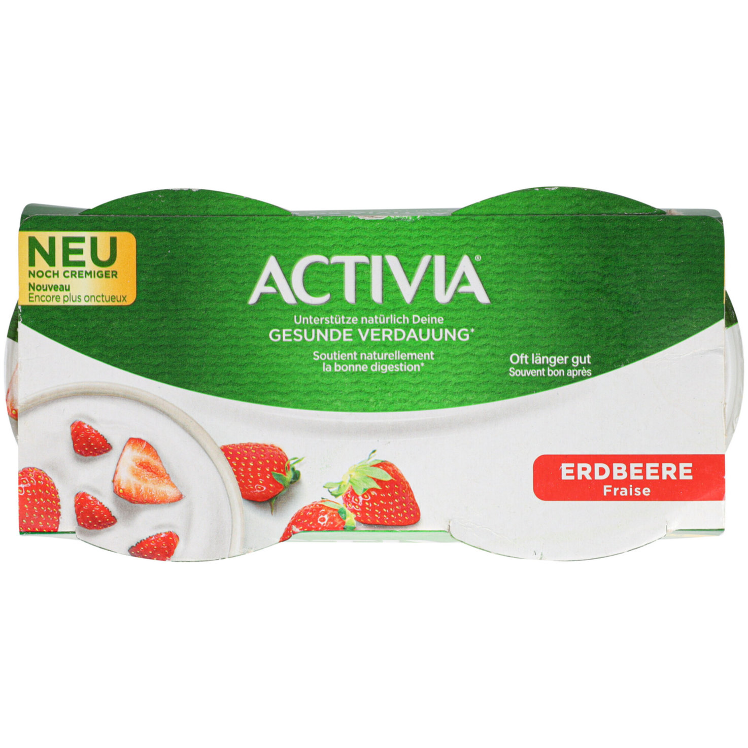 Activia probiotischer Joghurt Erbeere 4x115g