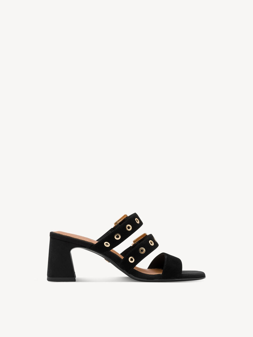 Leren Slipper - zwart