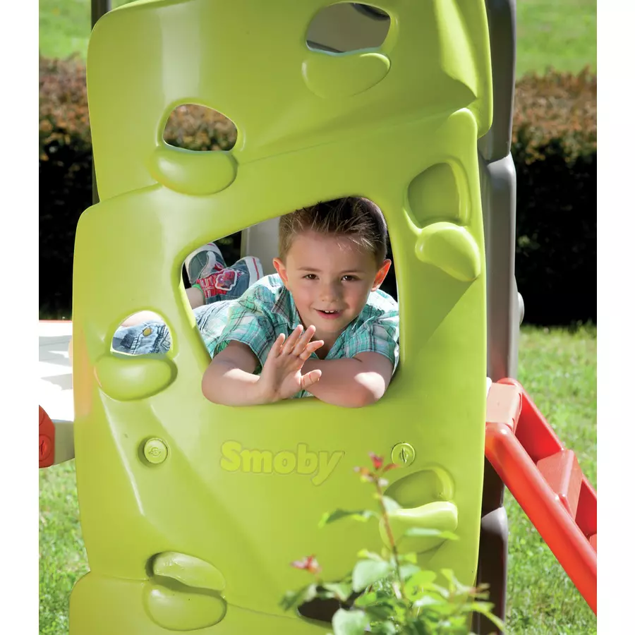 Smoby Abenteuer-Kletterturm mit Rutsche