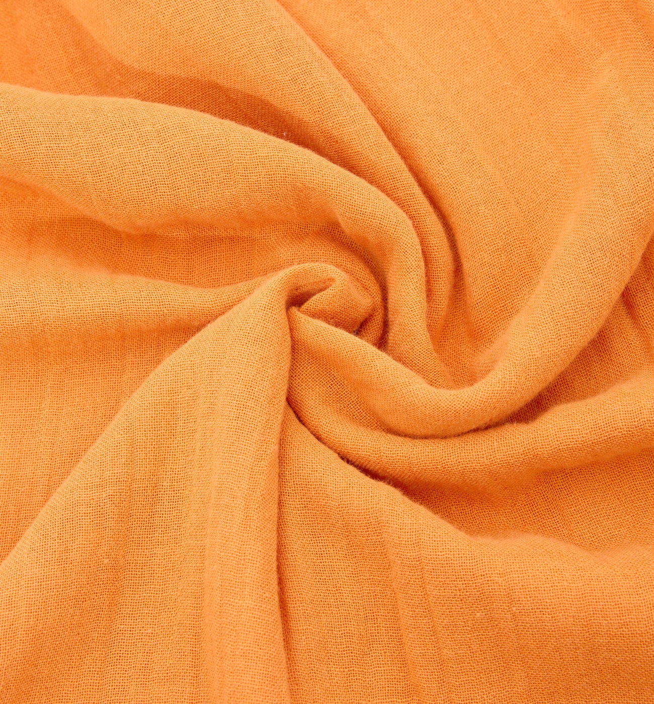 Coupon de 3 m en gaze de coton - Orange