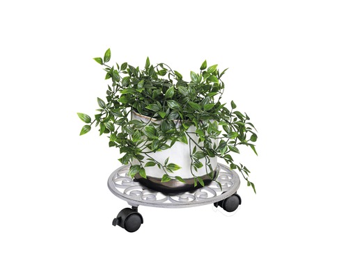 Wagner System Antieke plantenwagen ø 29 cm wit TK 50 kg