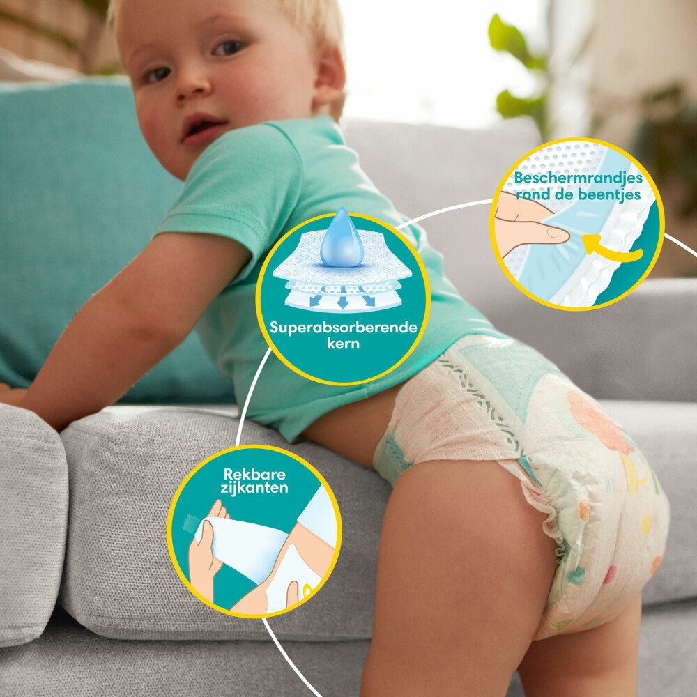 Pampers Baby Dry Luiers Maat 7 (15 kg+)132 stuks