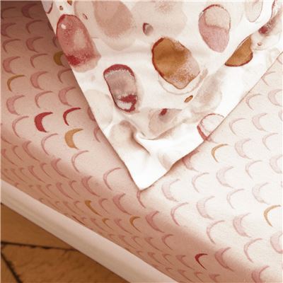 Linge de lit motifs poudrés - BECQUET CRÉATION