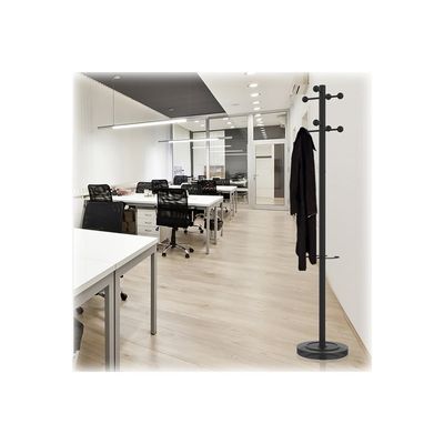 Unilux Access - Porte-manteau - 6 patères - blanc/bois
