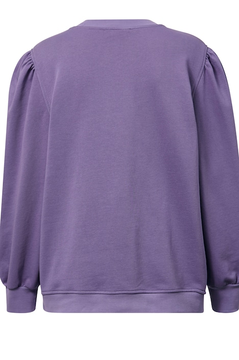 Sweatshirt, Regular Fit, Rundhals, weite Puffärmel