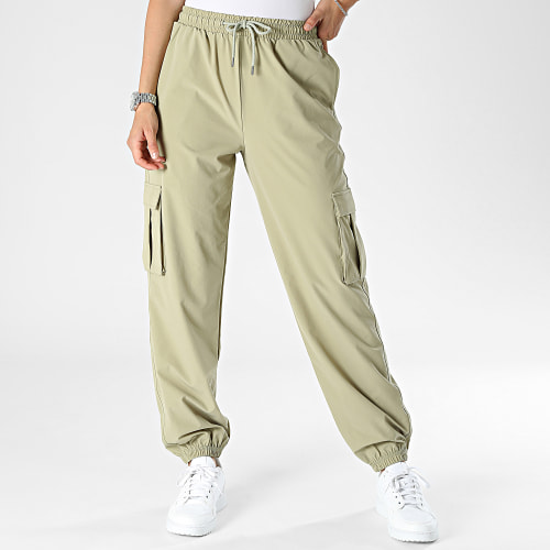 Pantalon Cargo Femme Kirby Vert Kaki Clair