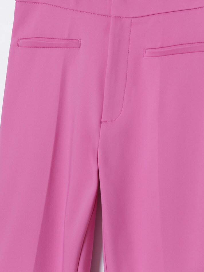 Calça mini flare - Rosa