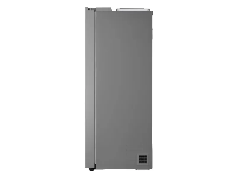 LG GSLC41PYPE - Køleskab/fryser - side-by-side med vanddispenser, isdispenser - bredde: 91.3 cm - dybde: 73.5 cm - højde: 179 cm - 641 liter - Klasse E - prime-sølv