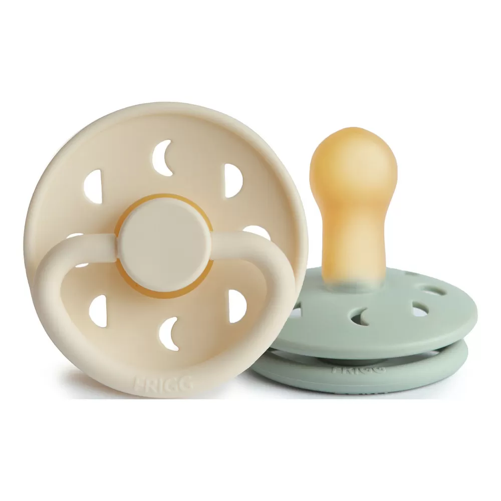 FRIGG Moon Phase Rund Latex Cream/Sage - Flere størrelser