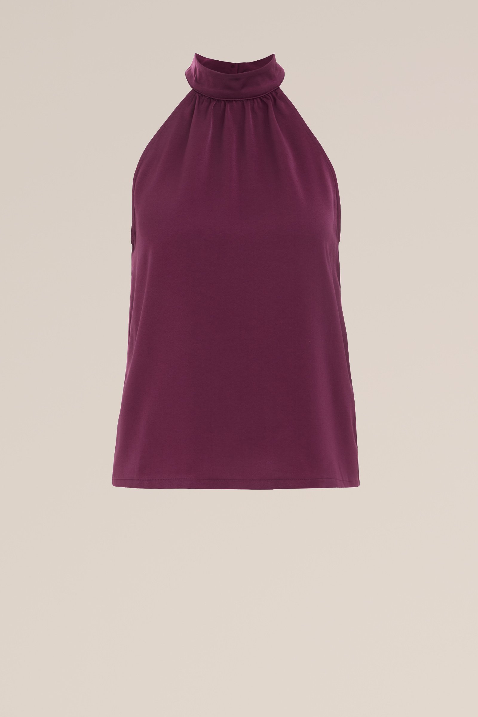 satijnenlook top WE Fashion Donkerblauw