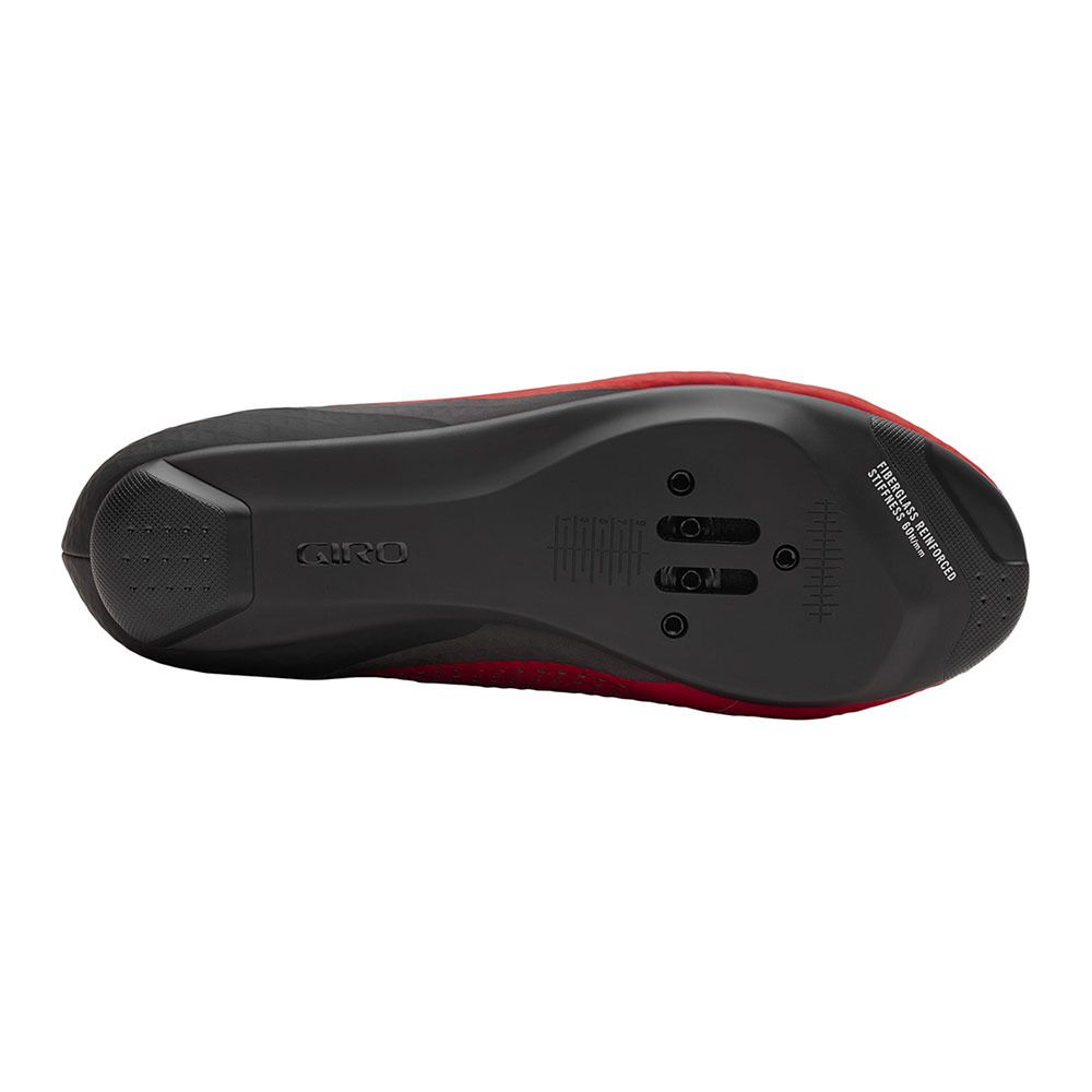 Giro STYLUS - Chaussures route Homme bright red/black