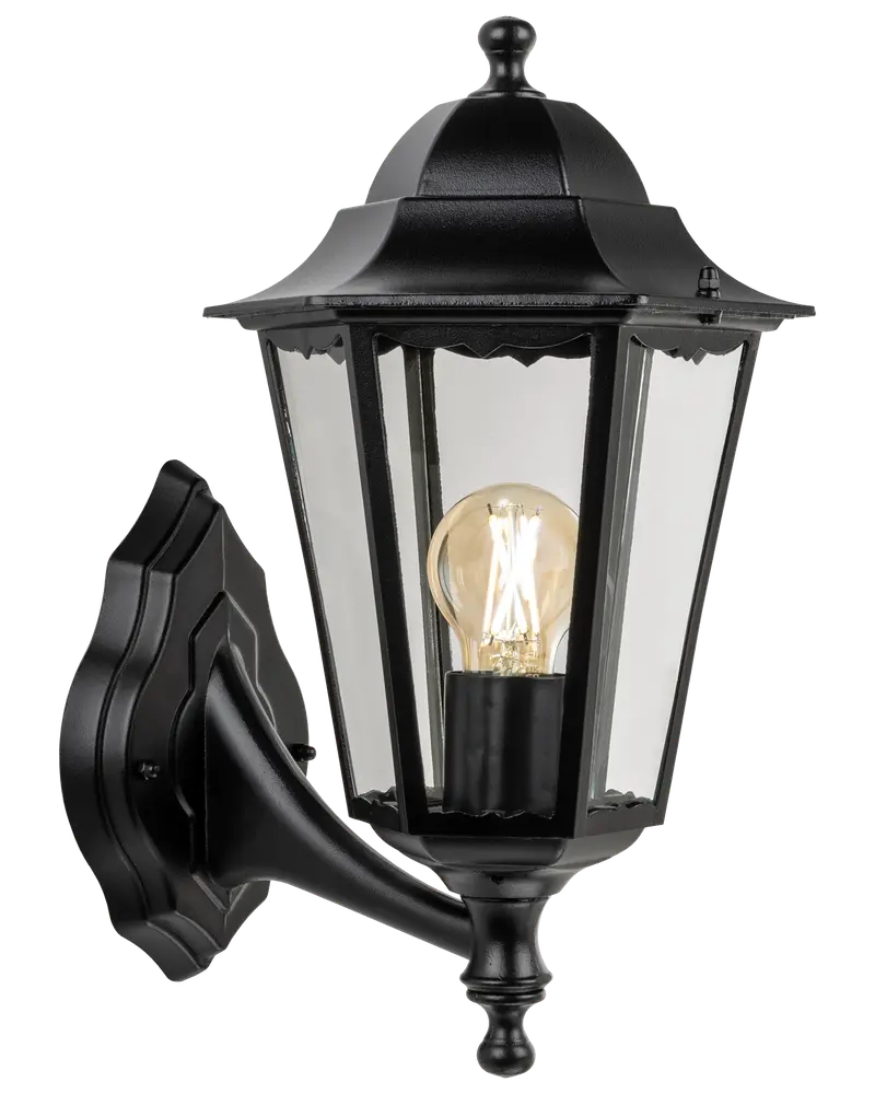 Luxlamp Væglampe Helena E27 - sort