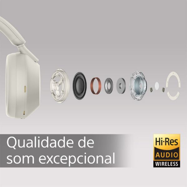 Sony WH-1000XM5 Bluetooth Noise-Cancelling Silver