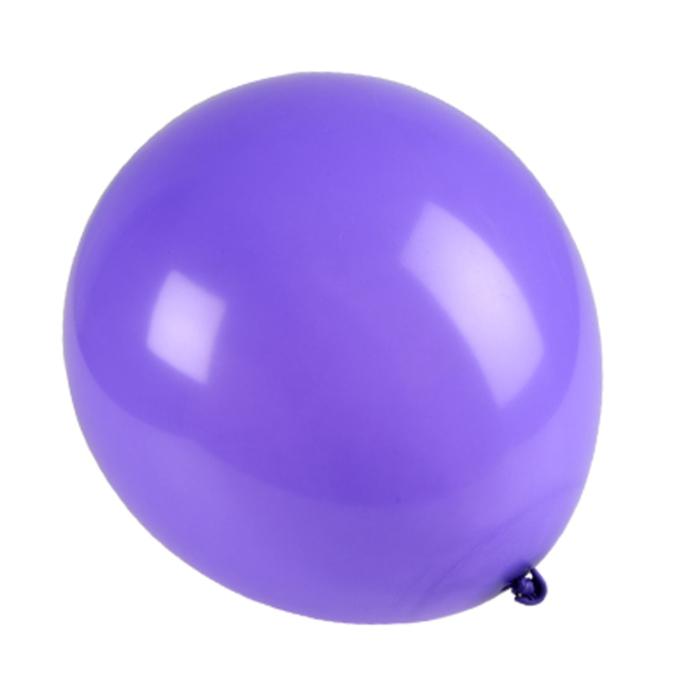 SET 10 BALLONS LATEX NATUREL D.30CM VIOLET