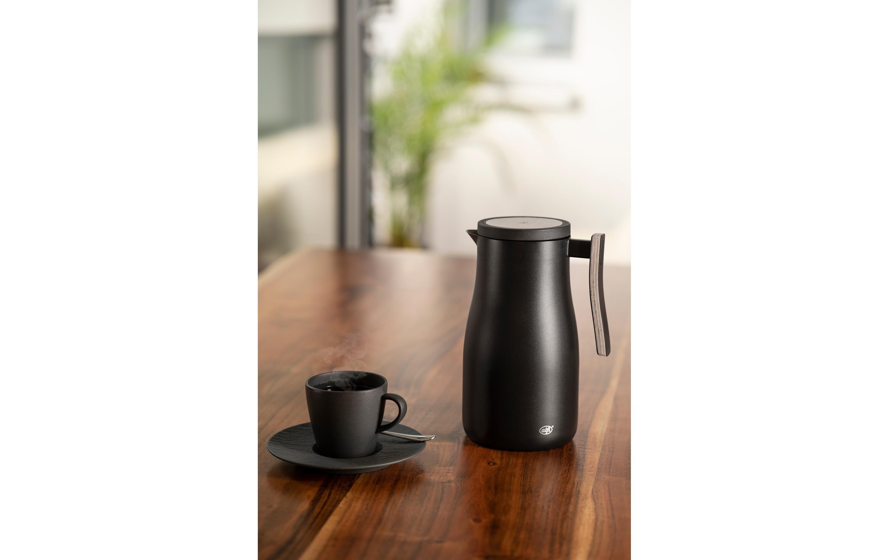 Thermoskanne Studio Allure 1000 ml, Schwarz MattKaraffe aus Edelstahl