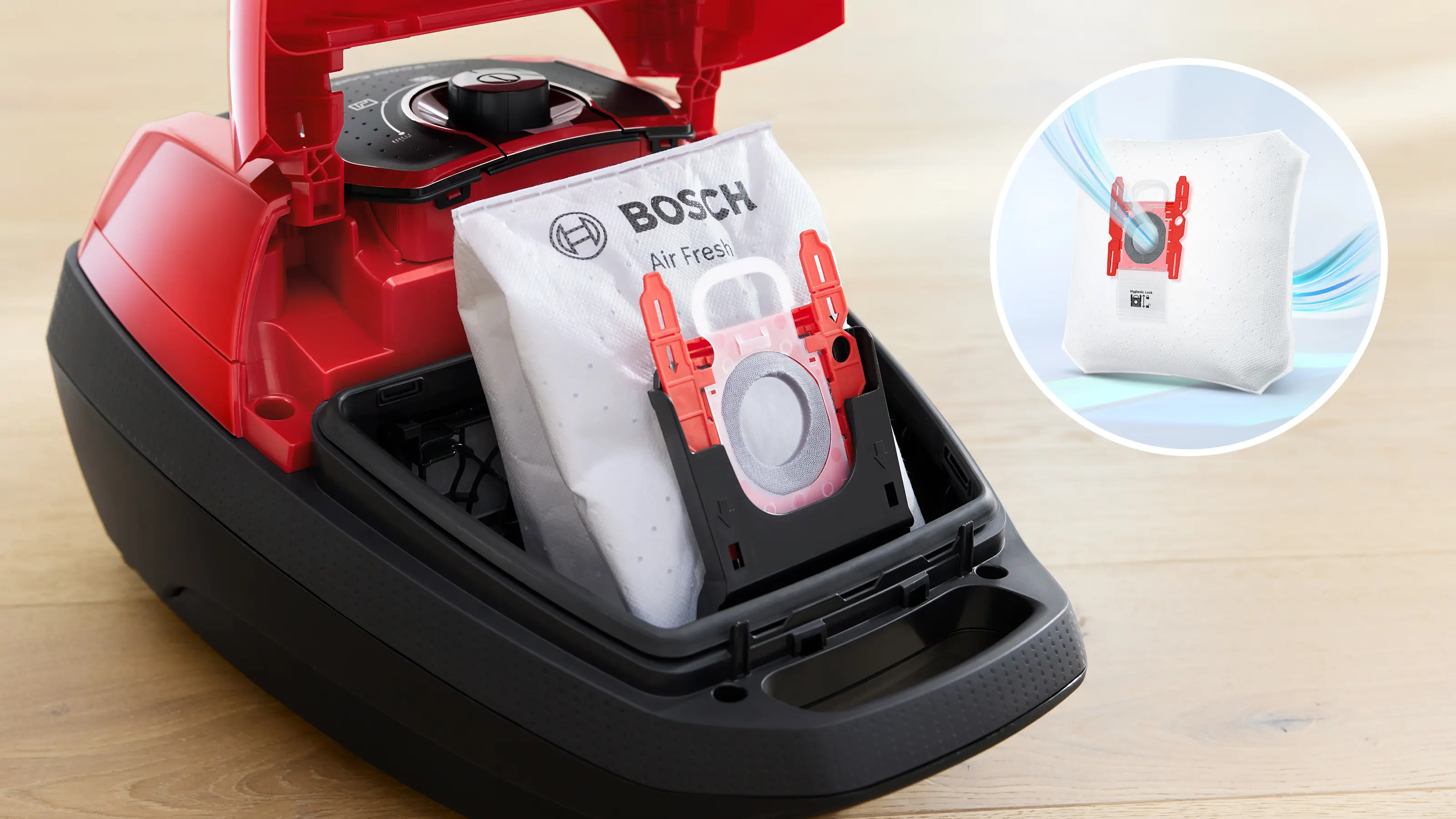 Serie 8 Stofzuiger met zak ProAnimal Rood