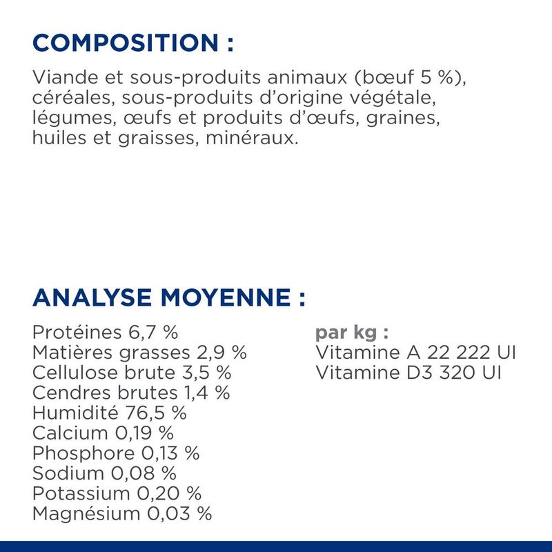 Hill's Prescription Diet Metabolic bœuf