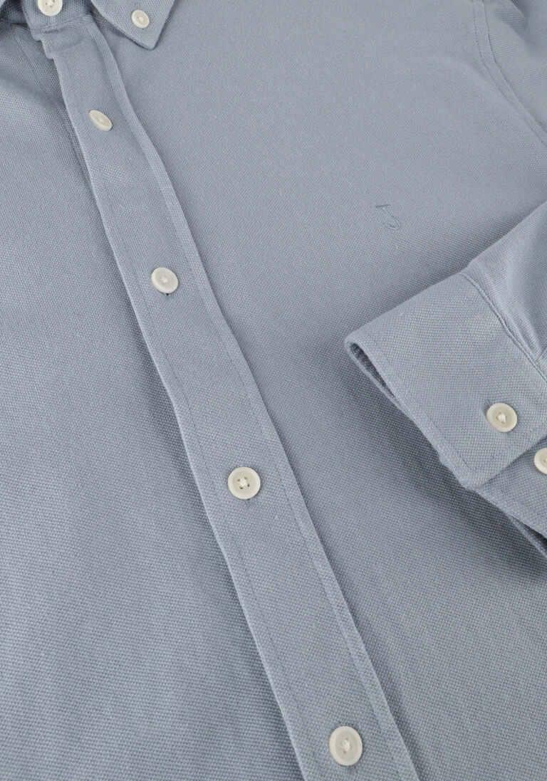 BUTCHER OF BLUE lichtblauwe butcher of blue overshirt robbins clean pique shirt