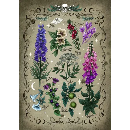 Ravensburger Puzzle - Giftpflanzen, 1000 Teile