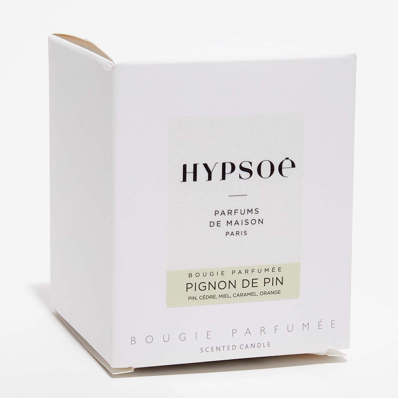 Hypsoé Bougie parfumée Silver Cover Pignon de Pin - 1 mèche 50h