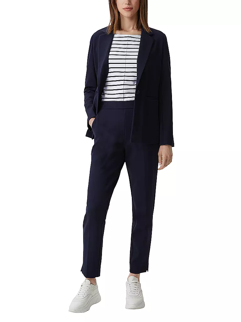 COMMA IDENTITY Langarmshirt blau