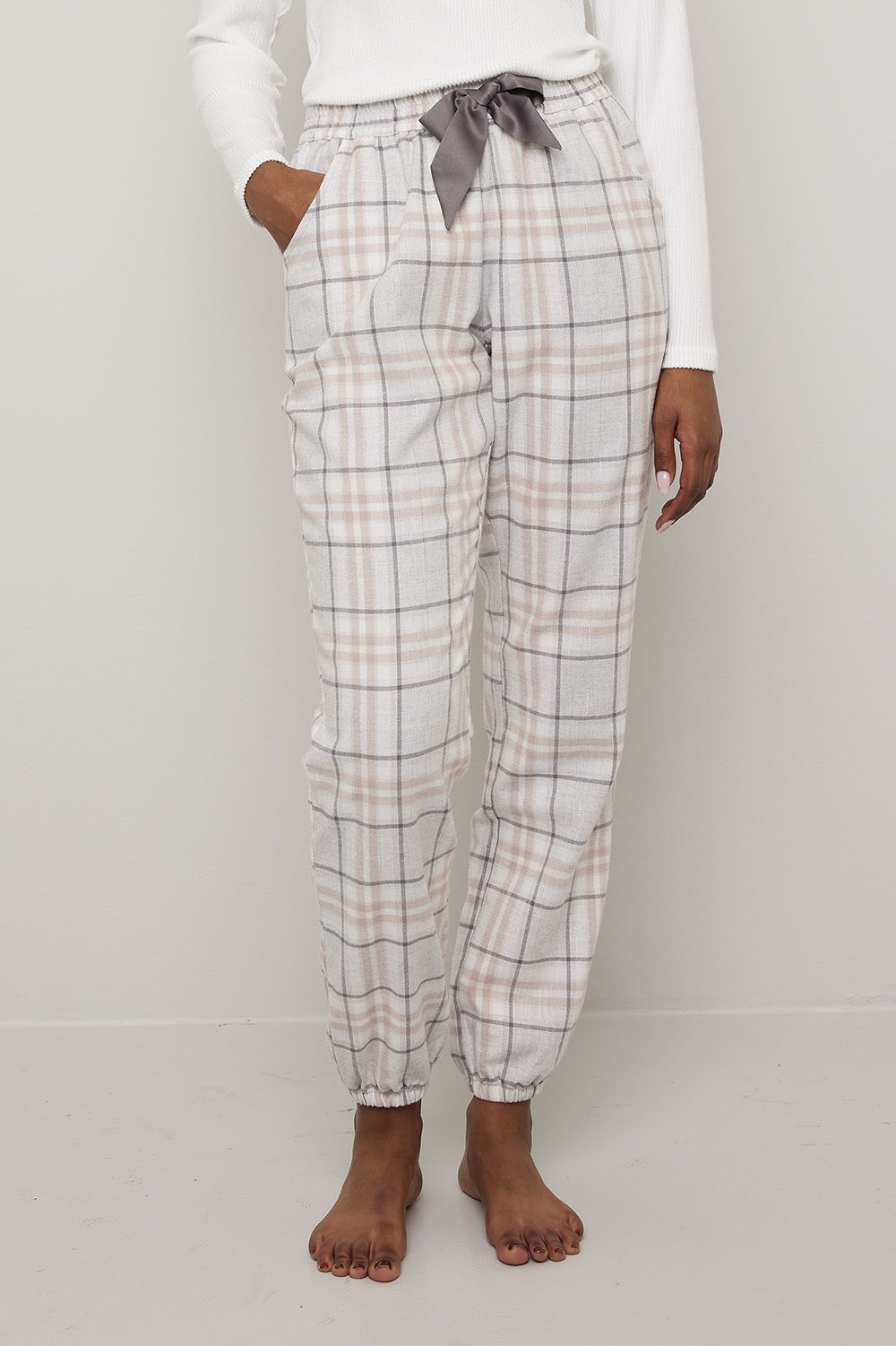 Pyjamasbukse i flanell
