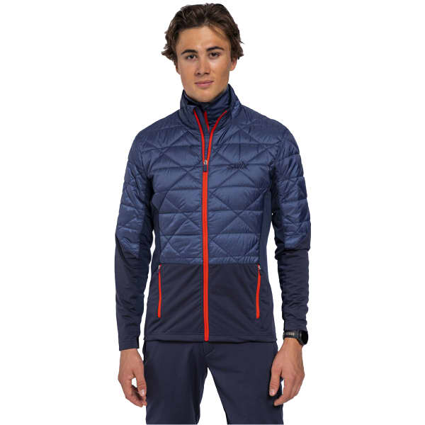 Veste ski de fond SWIX INFINITY HYBRID INSULATED JACKET LAKE BLUE/DARK NAVY