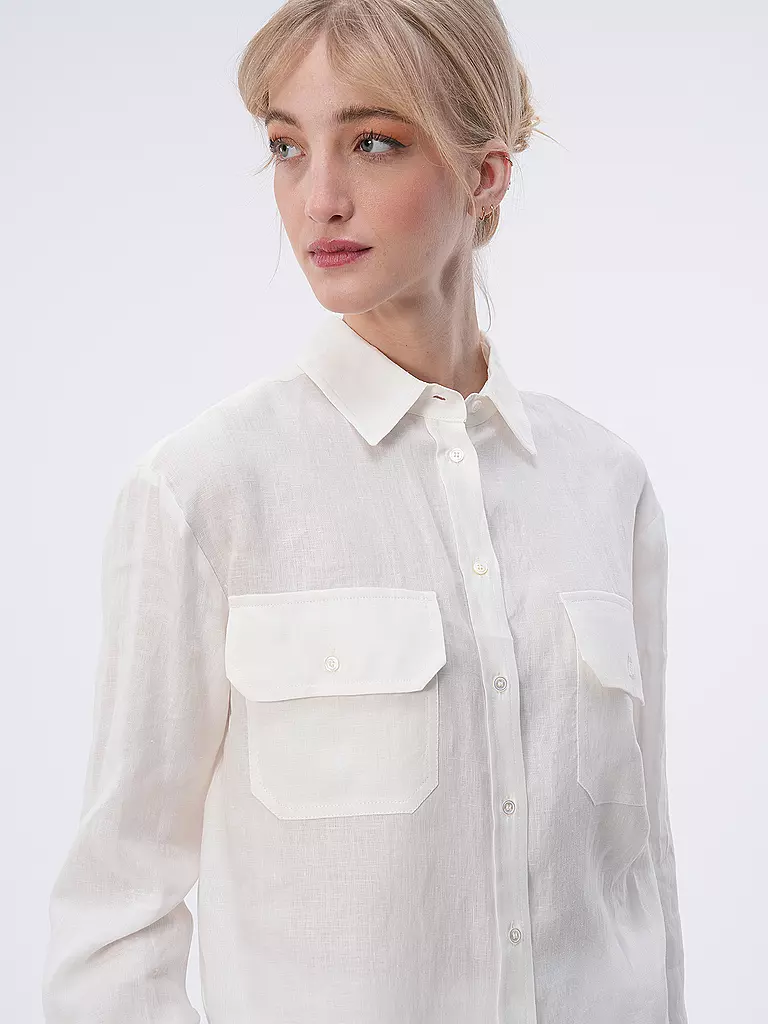 WEEKEND MAX MARA Leinenbluse EUREKA weiss
