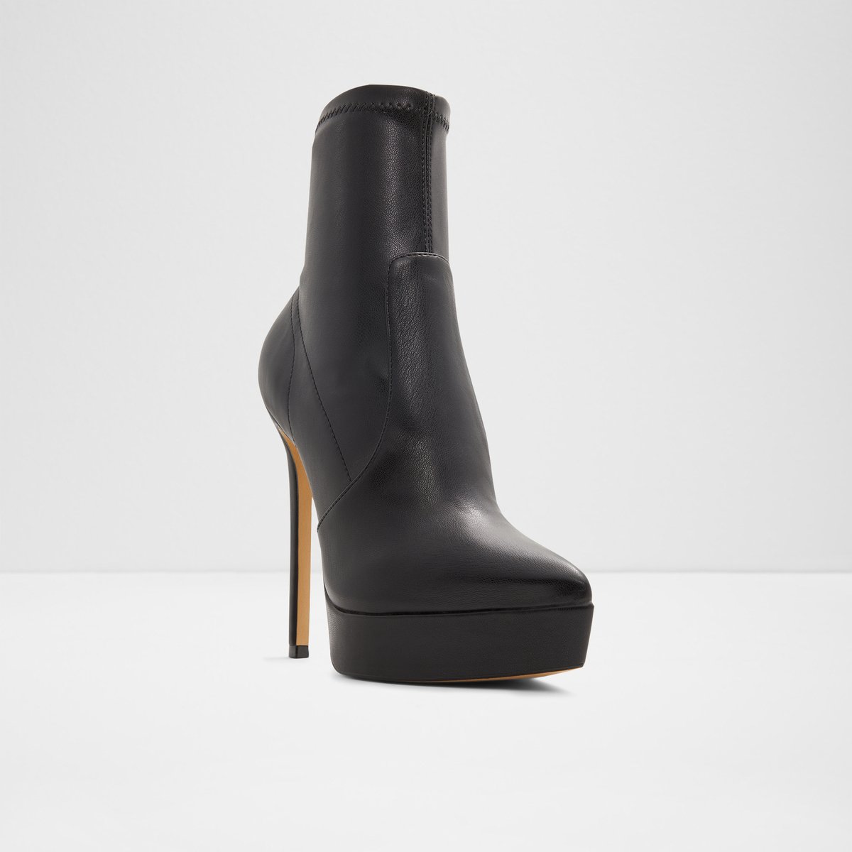 Patrickus Black Synthetic Women Dress boots