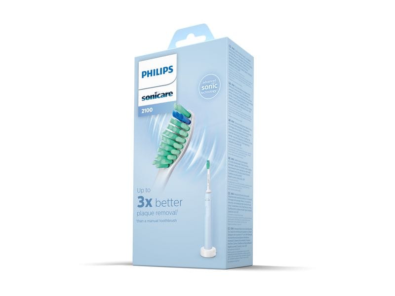 Philips Schallzahnbürste Sonicare Series 2100 HX3651/12 Bla Elektrische Zahnbürste