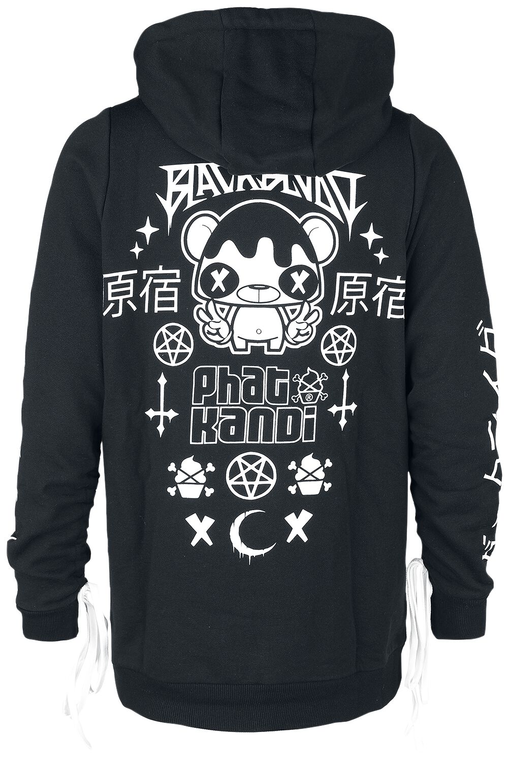 Phat Kandi X Black Blood by Gothicana - Sweat à capuche | Black Blood by Gothicana Sweat-shirt à capuche