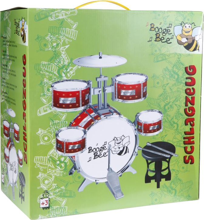 Musikinstrument SCHLAGZEUG (75x58x41) in rot