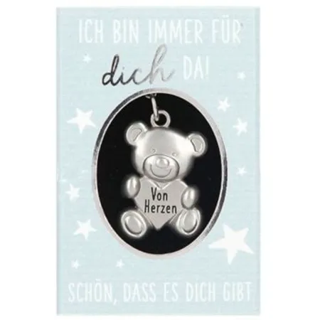 Depesche Teddy Anhänger in kleiner Schachtel, 1 Stück, 4-fach sortiert