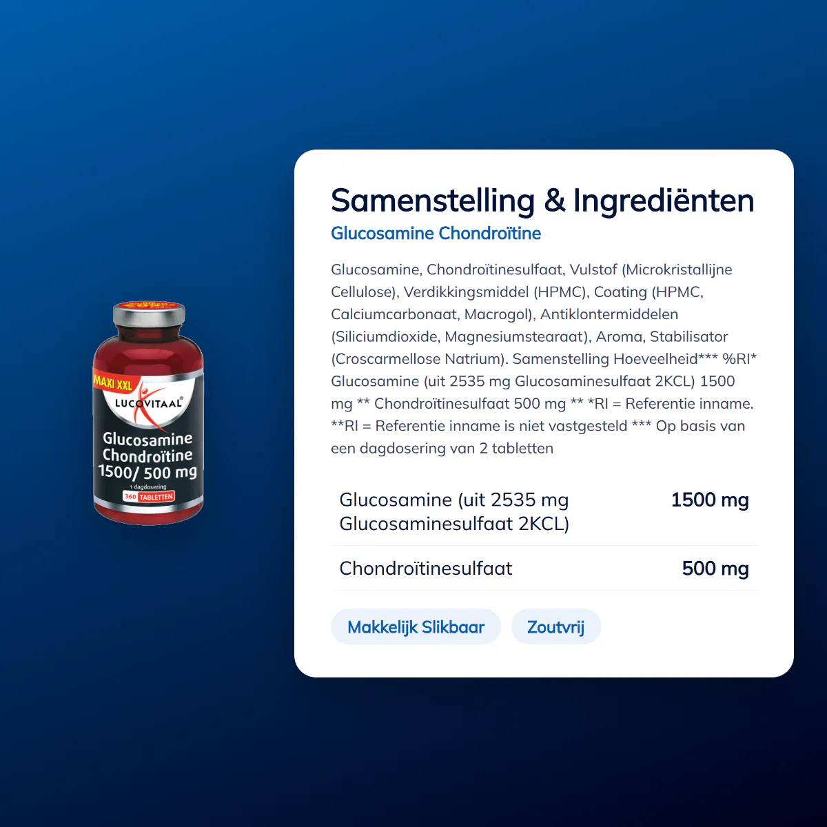 Glucosamine Chondroïtine