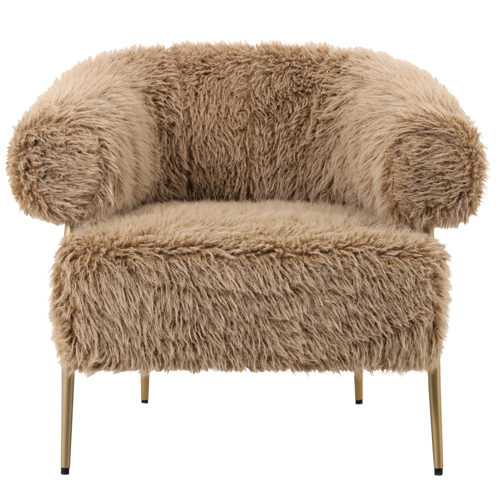 Fauteuil Fluffy Bruin