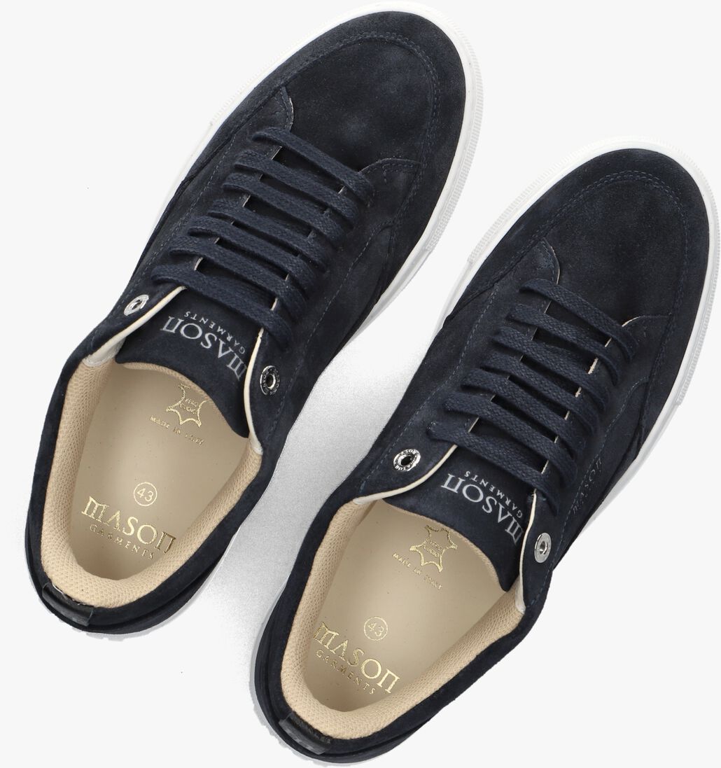 blauwe mason garments lage sneakers tia nativo