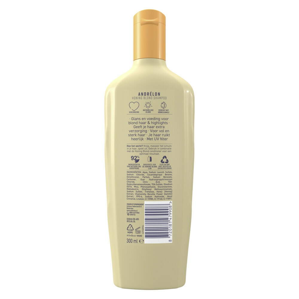 6x Andrelon Shampoo Honing Blond300 ml